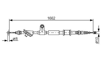 Cable Pull, parking brake -