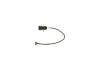 Warning Contact, brake pad wear -