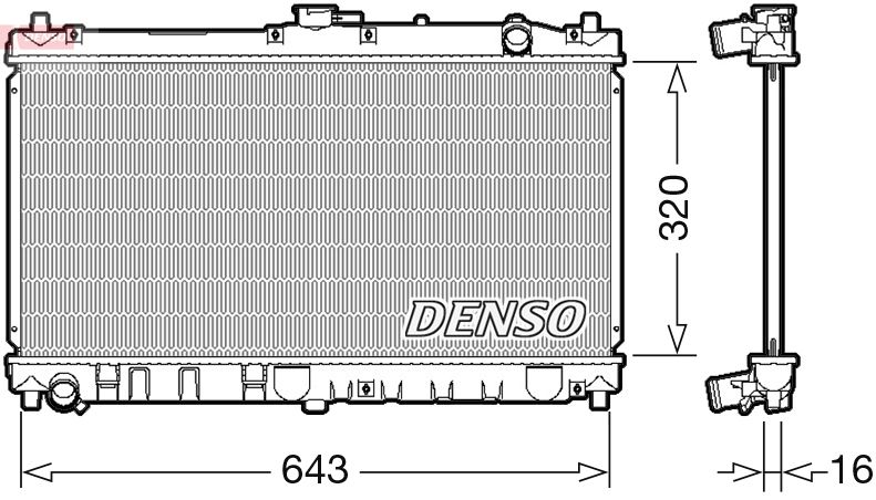 Radiator, engine cooling -