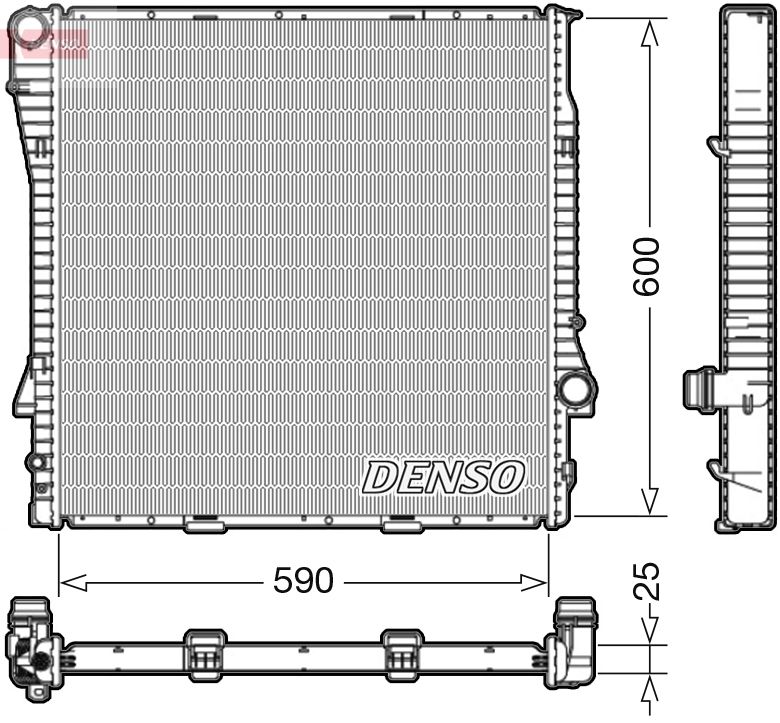 Radiator, engine cooling -