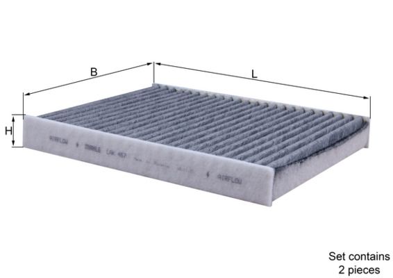 Filter, cabin air BMW - 64 11 6 809 933