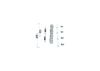 Accessory Kit, parking brake shoes -