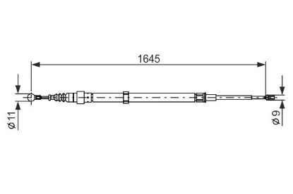 Cable Pull, parking brake -