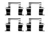 Accessory Kit, disc brake pad -