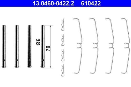 Accessory Kit, disc brake pad -