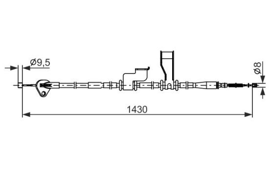 Cable Pull, parking brake -