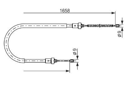 Cable Pull, parking brake -