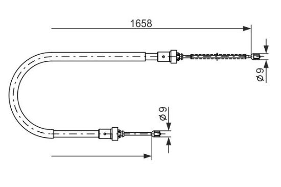 Cable Pull, parking brake -