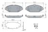 Brake Pad Set, disc brake MERCEDES-BENZ - 008 420 38 20