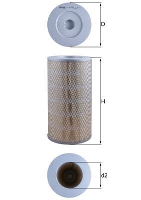 Air Filter HIACE IV Buss (LH1_)