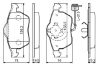 Brake Pad Set, disc brake VAG - 4B0 698 151 M