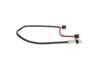 Warning Contact, brake pad wear -