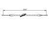 Cable Pull, parking brake -