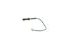 Warning Contact, brake pad wear -