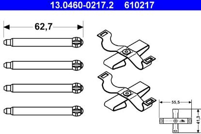 Accessory Kit, disc brake pad -