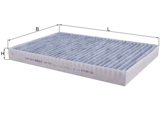 Filter, cabin air CHRYSLER - K04596501AB