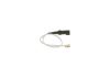 Warning Contact, brake pad wear -