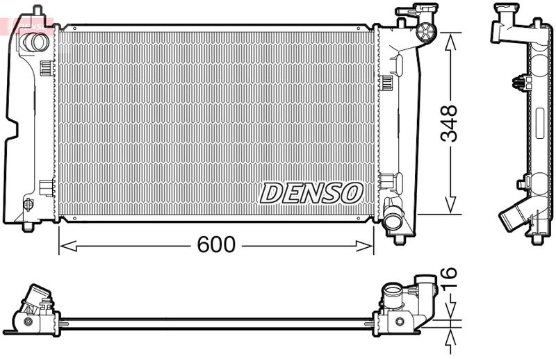 Radiator, engine cooling -