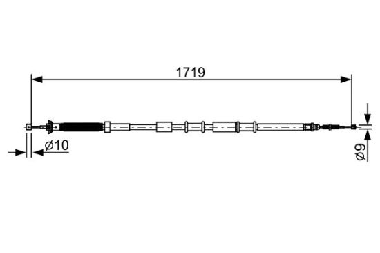 Cable Pull, parking brake -