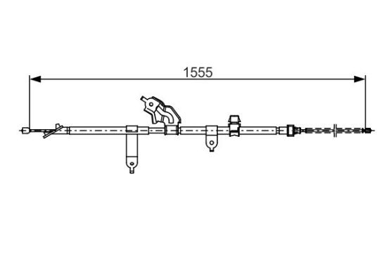 Cable Pull, parking brake -