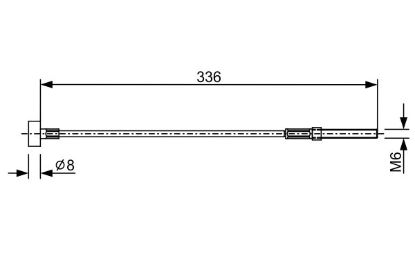 Cable Pull, parking brake -
