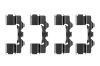Accessory Kit, disc brake pad -