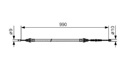 Cable Pull, parking brake -