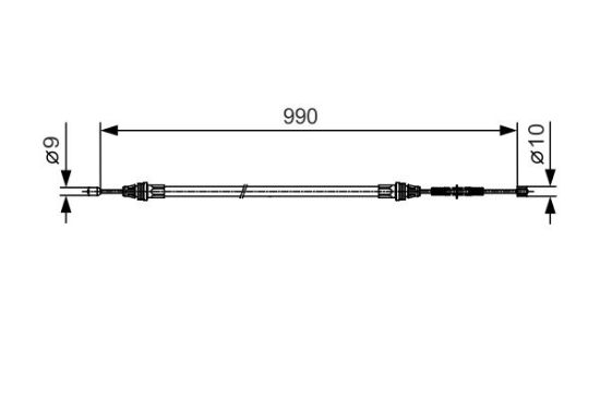 Cable Pull, parking brake -