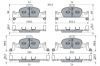 Brake Pad Set, disc brake VAG - 4K0 698 151E