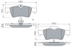 Brake Pad Set, disc brake MERCEDES-BENZ - 007 420 10 20