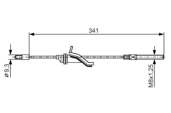 Cable Pull, parking brake -