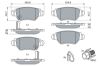 Brake Pad Set, disc brake ASTRA G CLASSIC Caravan (F35)