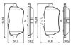 Brake Pad Set, disc brake MERCEDES-BENZ - 008 420 34 20