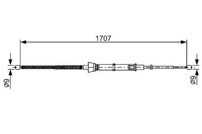 Cable Pull, parking brake -