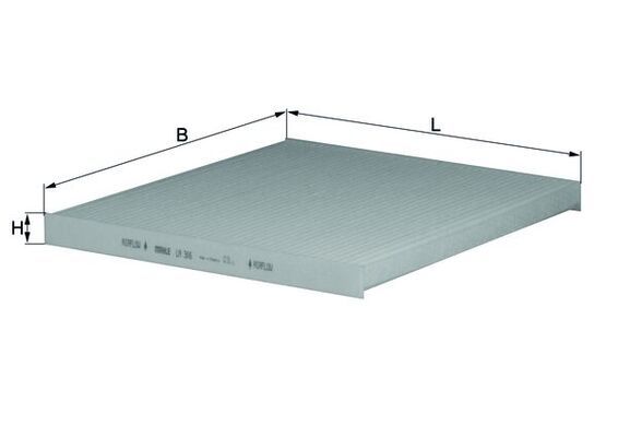 Filter, cabin air GENERAL MOTORS - 55702456