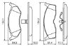 Brake Pad Set, disc brake CHRYSLER - 05011067AA