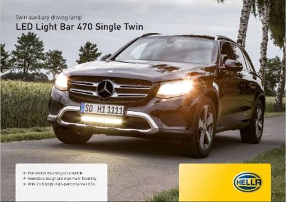 Spotlight LED LightBar 470 Single Twin 12/24V, 528mm 36W