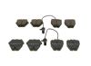 Brake Pad Set, disc brake PHAETON (3D_), A6 (4B2, C5)