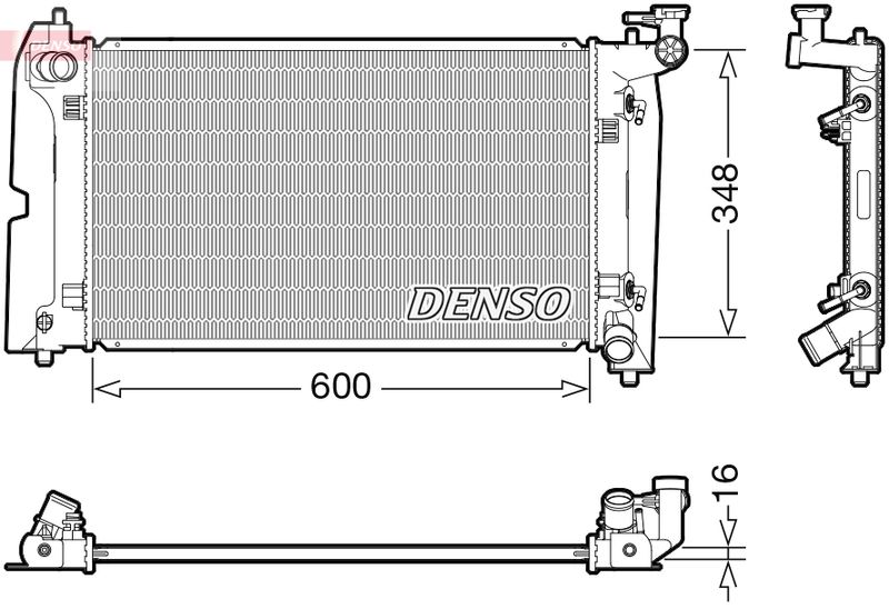 Radiator, engine cooling -