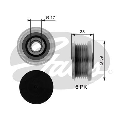 Alternator Freewheel Clutch -