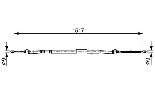 Cable Pull, parking brake -