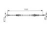 Cable Pull, parking brake RENAULT - 36 40 000 QOC