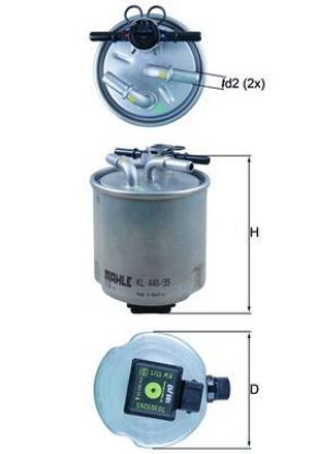 Fuel Filter RENAULT - 16 40 0JY 00B