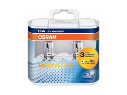 Bulb, spotlight H4 Ultra Life DUO 2tk
