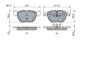 Brake Pad Set, disc brake BMW - 34 11 4 074 370
