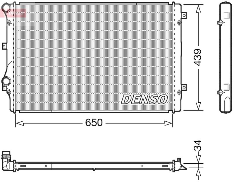 Radiator, engine cooling -