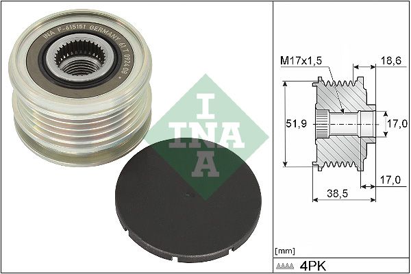 Alternator Freewheel Clutch -