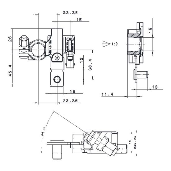 Sensor, battery management -