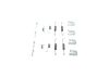 Accessory Kit, brake shoes -