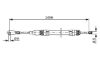 Cable Pull, parking brake -